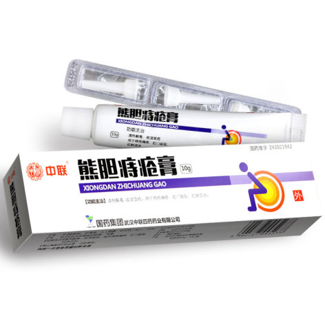 熊胆痔疮膏(中联)包装主图 熊胆痔疮膏(中联)包装主图