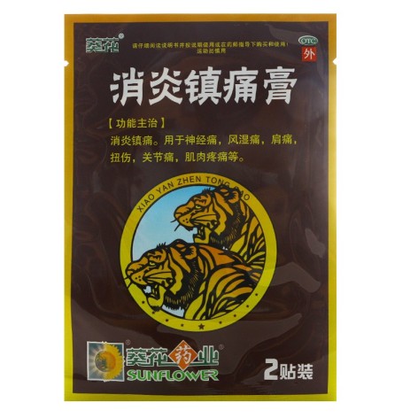 关节止痛膏(葵花)包装侧面图2