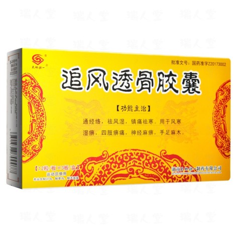 追风透骨胶囊(天地恒一)包装主图
