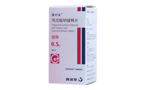 丙戊酸钠缓释片(德巴金)主图 丙戊酸钠缓释片(德巴金)主图