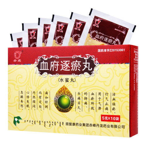 血府逐瘀丸(丹龙)包装主图