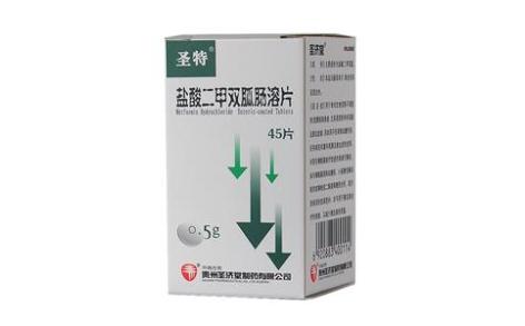 盐酸二甲双胍肠溶片(圣特)主图 盐酸二甲双胍肠溶片(圣特)主图