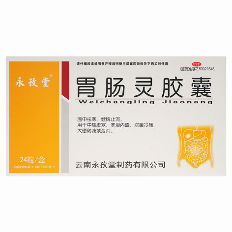 胃肠灵胶囊(永孜堂)包装主图 胃肠灵胶囊(永孜堂)包装主图