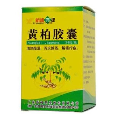 黄柏胶囊(新峰药业)包装主图 黄柏胶囊(新峰药业)包装主图
