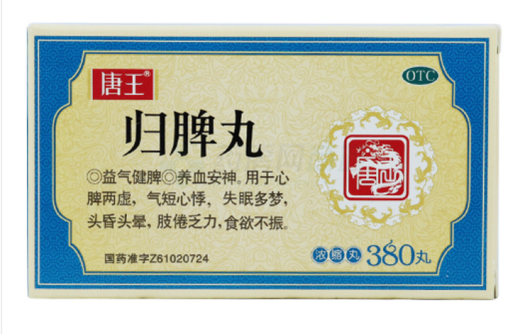 归脾丸(唐王)包装侧面图2 归脾丸(唐王)包装侧面图2