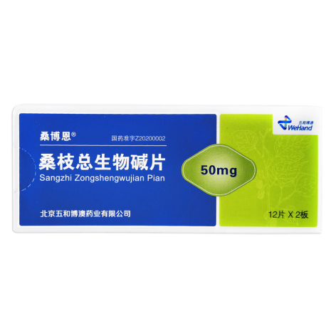 桑枝总生物碱片(桑博恩)包装主图