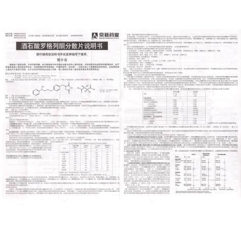 酒石酸罗格列酮分散片(今怡)包装侧面图4 酒石酸罗格列酮分散片(今怡)包装侧面图4