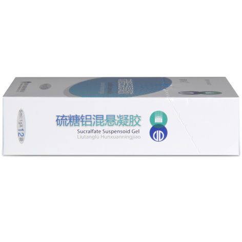 硫糖铝混悬凝胶(素可立)包装侧面图2 硫糖铝混悬凝胶(素可立)包装侧面图2