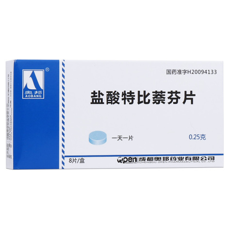 盐酸特比萘芬片(奥邦)包装主图 盐酸特比萘芬片(奥邦)包装主图