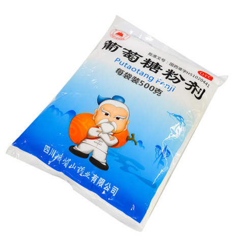 葡萄糖粉剂(峨嵋山)包装侧面图2