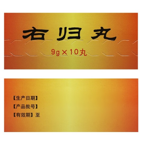 右归丸(同仁堂)包装侧面图2 右归丸(同仁堂)包装侧面图2
