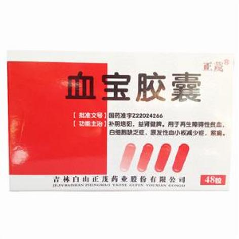 血宝胶囊(正茂)包装主图 血宝胶囊(正茂)包装主图