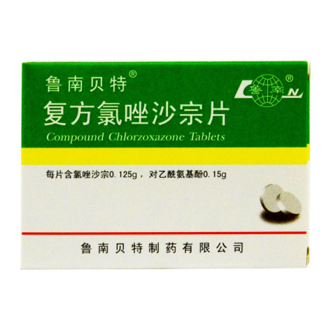 复方氯唑沙宗片(鲁南贝特)包装主图 复方氯唑沙宗片(鲁南贝特)包装主图