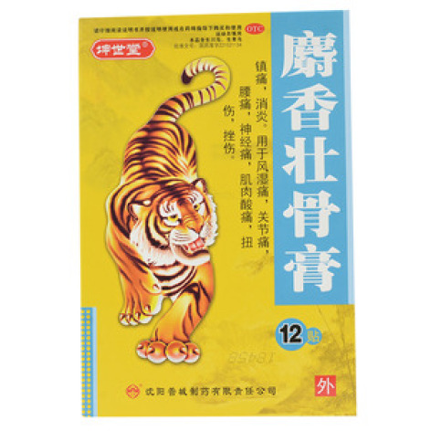 麝香壮骨膏(百思特)包装主图 麝香壮骨膏(百思特)包装主图