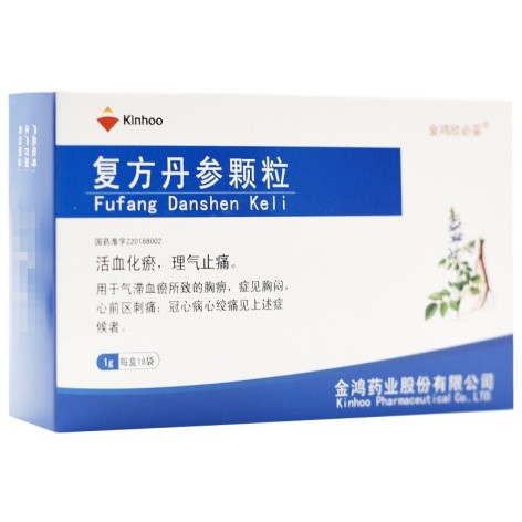 复方丹参颗粒(金鸿)包装主图