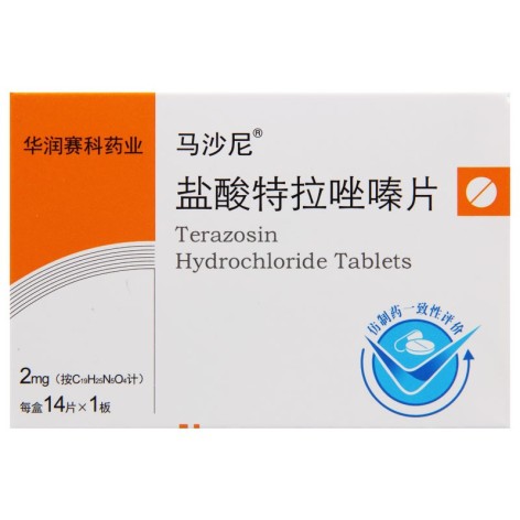 盐酸特拉唑嗪片(马沙尼)包装主图 盐酸特拉唑嗪片(马沙尼)包装主图