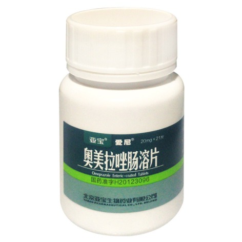 奥美拉唑肠溶片(爱尼)包装侧面图2 奥美拉唑肠溶片(爱尼)包装侧面图2