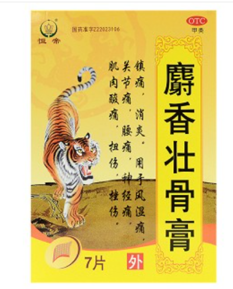 麝香壮骨膏(恒帝)包装主图 麝香壮骨膏(恒帝)包装主图