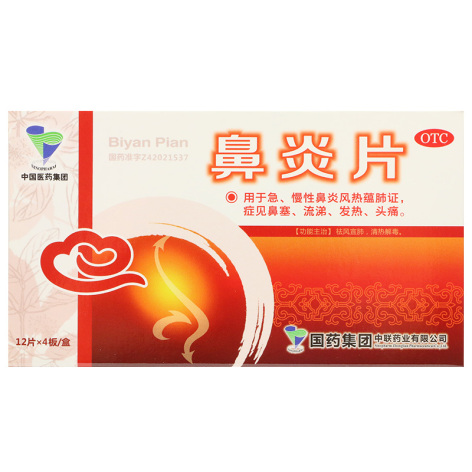 鼻炎片(中联)包装主图