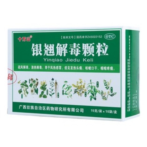 银翘解毒颗粒(十万山)包装主图 银翘解毒颗粒(十万山)包装主图