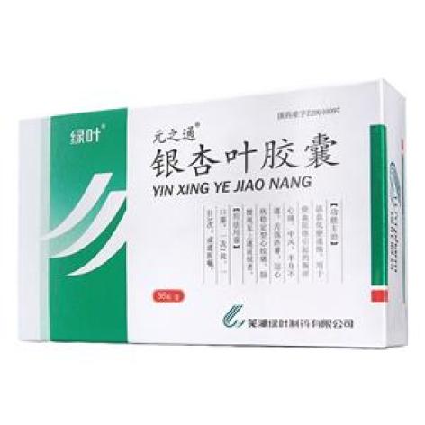 银杏叶胶囊(元之通)包装主图 银杏叶胶囊(元之通)包装主图