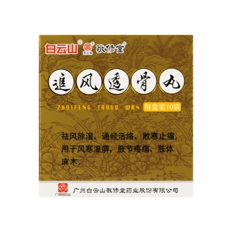 追风透骨丸(敬修堂)包装主图 追风透骨丸(敬修堂)包装主图