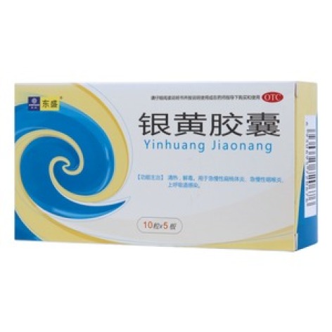 银黄胶囊(东盛)包装主图 银黄胶囊(东盛)包装主图