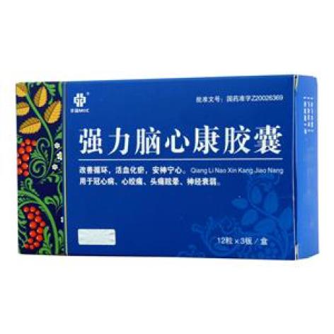 强力脑心康胶囊(吉通)包装主图 强力脑心康胶囊(吉通)包装主图