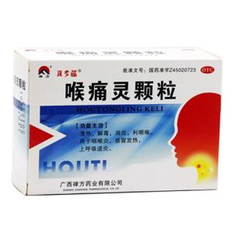 喉痛灵颗粒(禅方)包装主图