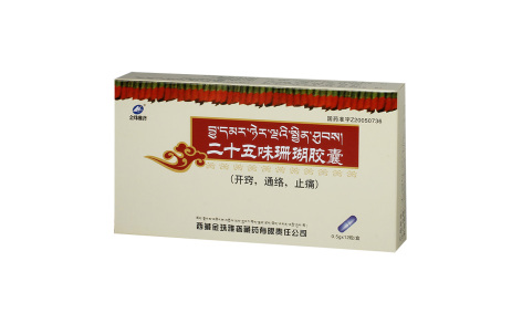 二十五味珊瑚胶囊(金珠雅砻)主图 二十五味珊瑚胶囊(金珠雅砻)主图