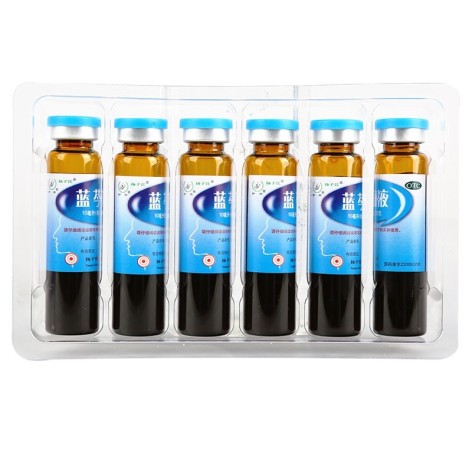 蓝芩口服液(扬子江)包装侧面图3 蓝芩口服液(扬子江)包装侧面图3