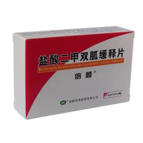 盐酸二甲双胍缓释片(倍顺)包装主图 盐酸二甲双胍缓释片(倍顺)包装主图