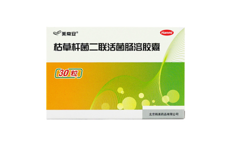 枯草杆菌二联活菌肠溶胶囊(美常安)主图 枯草杆菌二联活菌肠溶胶囊(美常安)主图