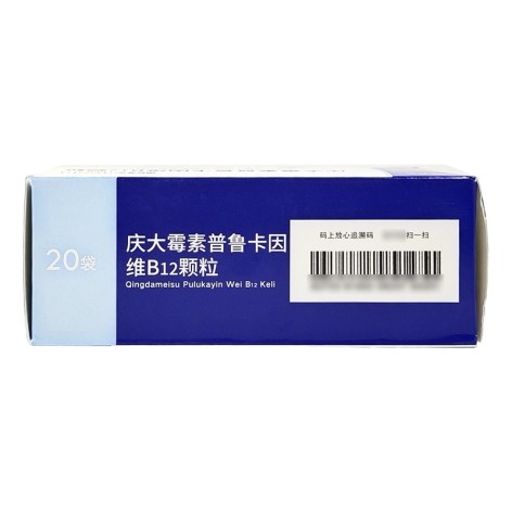 庆大霉素普鲁卡因维B12颗粒(益立)包装侧面图3
