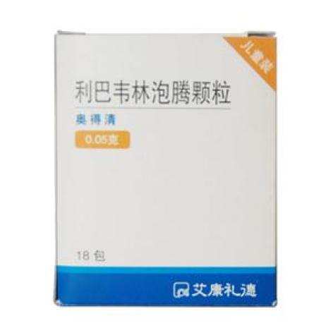 利巴韦林泡腾颗粒(奥得清)包装主图 利巴韦林泡腾颗粒(奥得清)包装主图