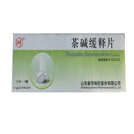茶碱缓释片(新华)包装主图 茶碱缓释片(新华)包装主图