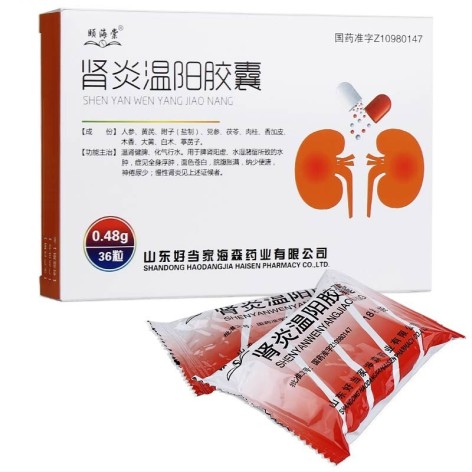 肾炎温阳胶囊(颐海棠)包装侧面图2 肾炎温阳胶囊(颐海棠)包装侧面图2