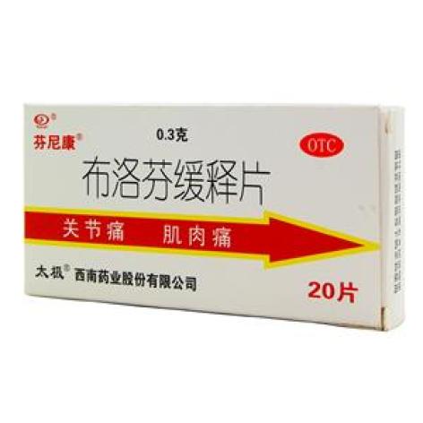 布洛芬缓释片(芬尼康)包装主图 布洛芬缓释片(芬尼康)包装主图