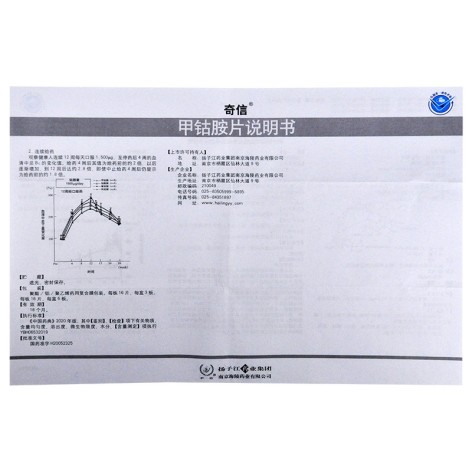 甲钴胺片(奇信)包装侧面图3 甲钴胺片(奇信)包装侧面图3