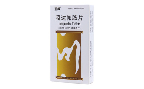 吲达帕胺片(亚邦)主图 吲达帕胺片(亚邦)主图