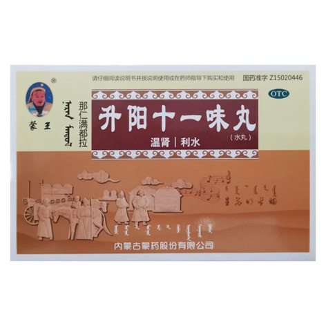 升阳十一味丸(蒙王)包装侧面图2