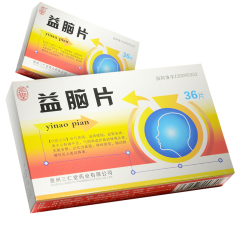 益脑片(三仁堂)包装侧面图3 益脑片(三仁堂)包装侧面图3