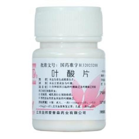 叶酸片(亚邦)包装主图 叶酸片(亚邦)包装主图