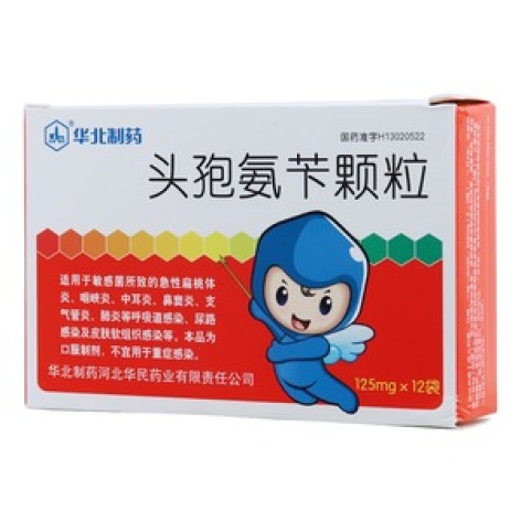 头孢氨苄颗粒(华民)包装主图 头孢氨苄颗粒(华民)包装主图