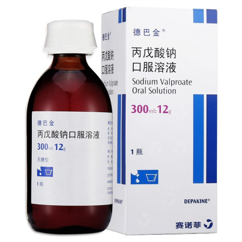 丙戊酸钠口服溶液(德巴金)包装侧面图3 丙戊酸钠口服溶液(德巴金)包装侧面图3