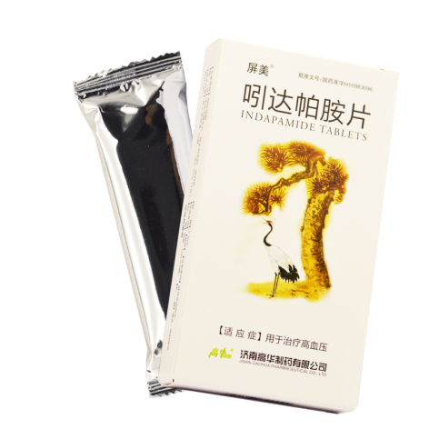 吲达帕胺片(屏美)包装侧面图2 吲达帕胺片(屏美)包装侧面图2
