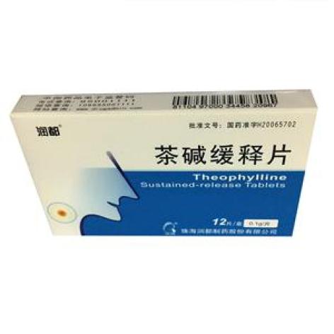 茶碱缓释片(润都)包装主图 茶碱缓释片(润都)包装主图