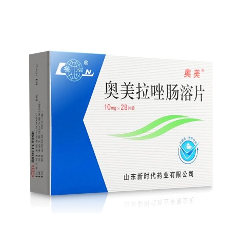 奥美拉唑肠溶片(鲁南)包装主图 奥美拉唑肠溶片(鲁南)包装主图