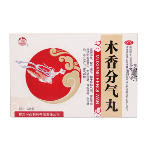 木香分气丸(河西)包装侧面图2 木香分气丸(河西)包装侧面图2