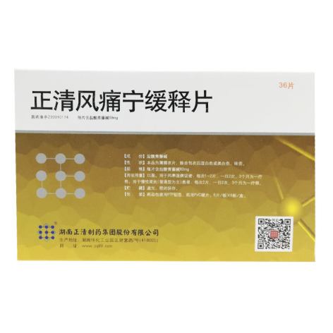正清风痛宁缓释片(正清)包装主图 正清风痛宁缓释片(正清)包装主图